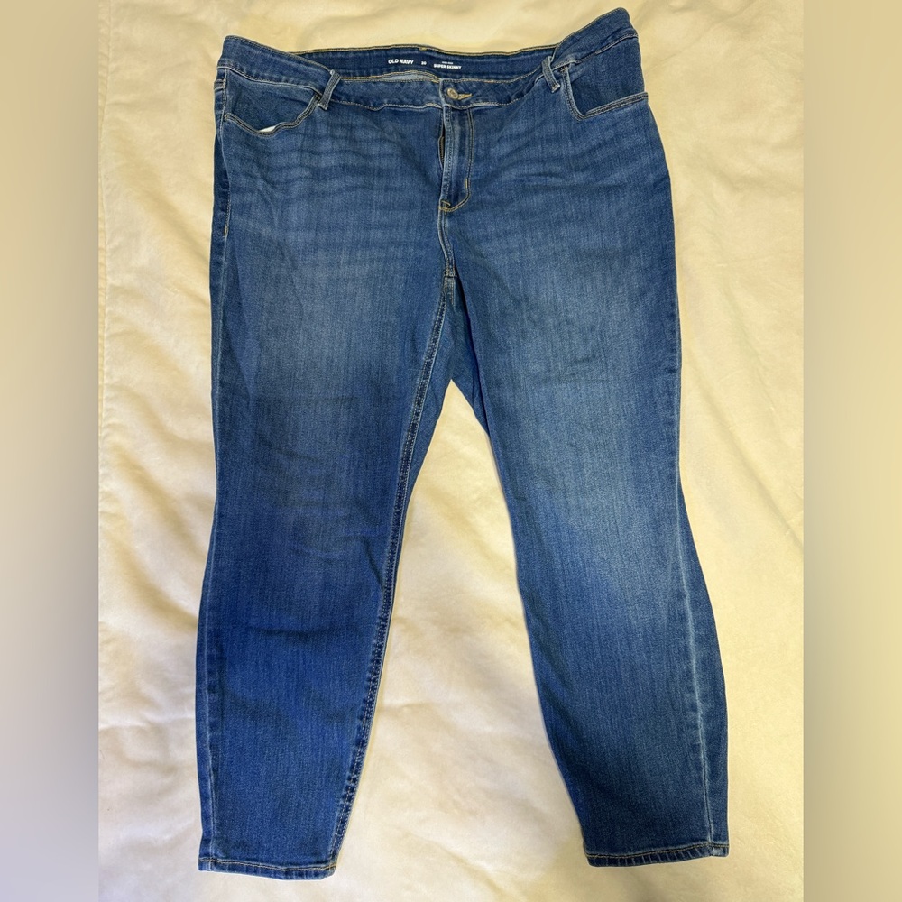 Old Navy High-Waisted Wow Super-Skinny Ankle Jeans